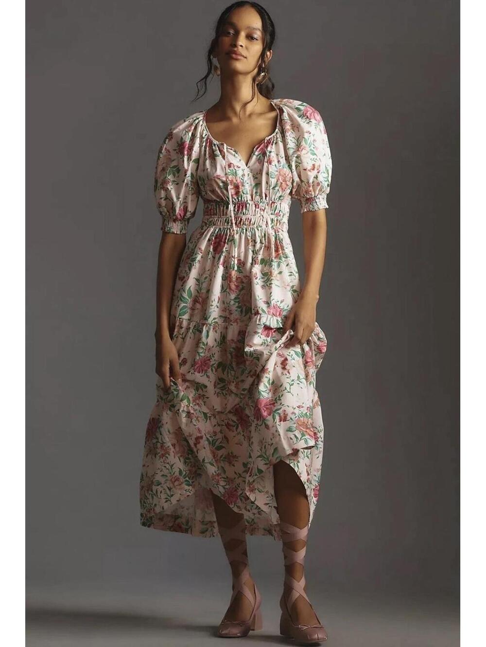 NWOT Anthropologie The Somerset Maxi Dress size S